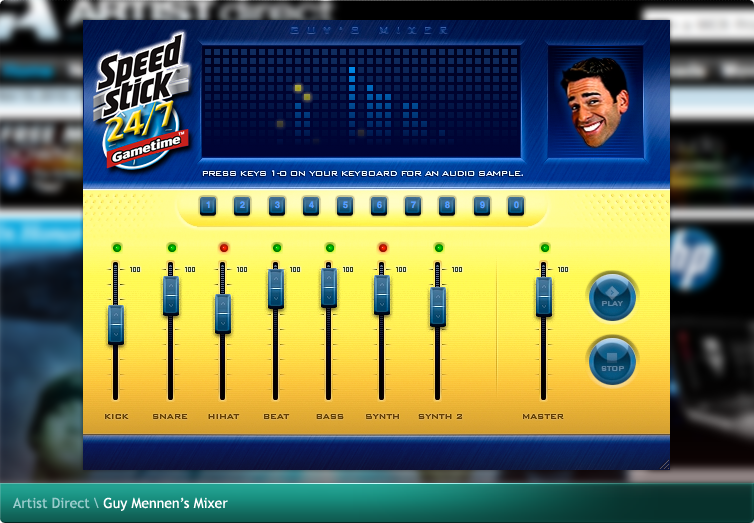 Artist Direct Flash Game