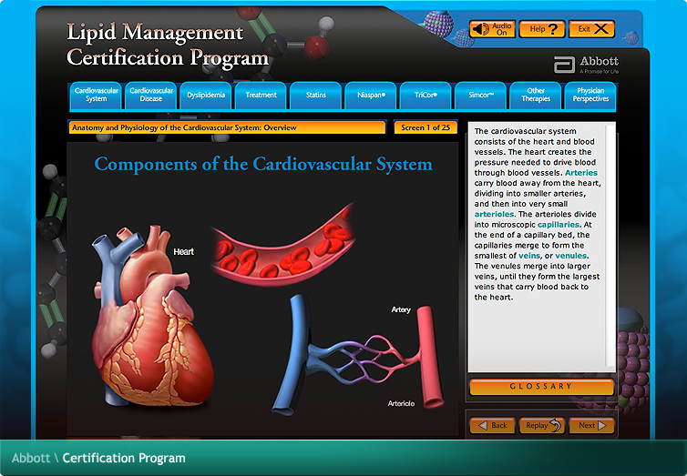 Abbott Certification Program Interactive Application