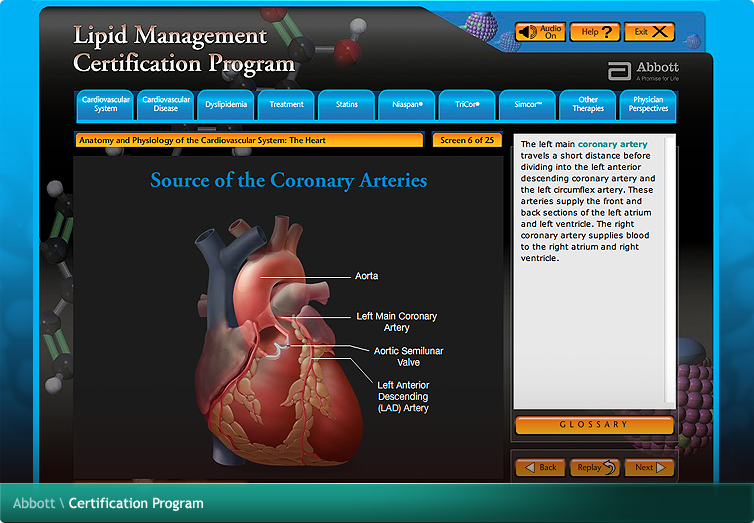 Abbott Certification Program Interactive Application