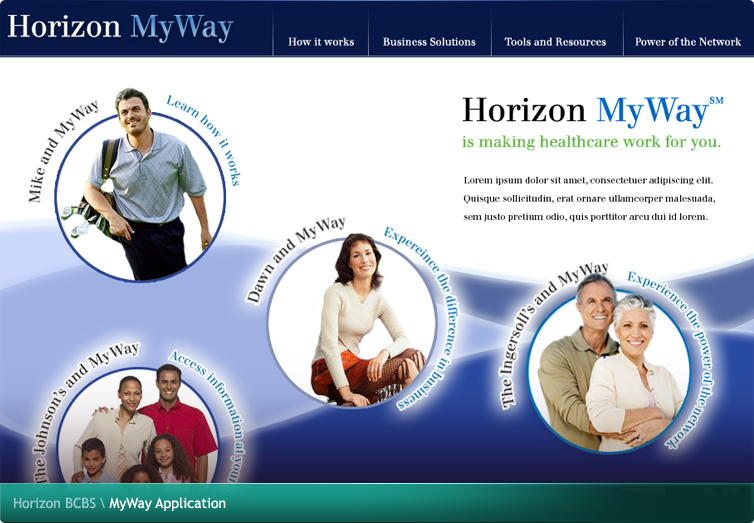 Horizon BCBS MyWay Flash Application
