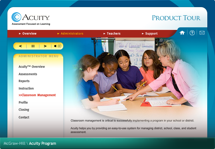 McGraw-Hill Acuity Flash Application