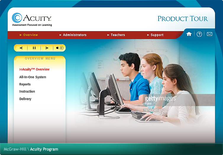 McGraw-Hill Acuity Flash Application