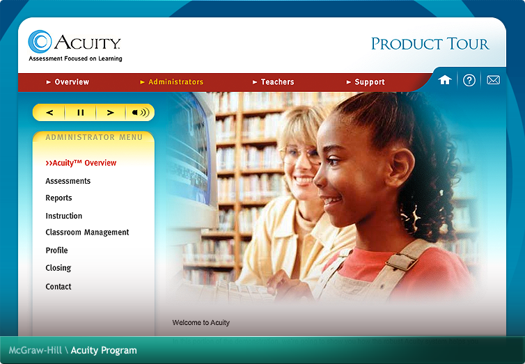 McGraw-Hill Acuity Flash Application