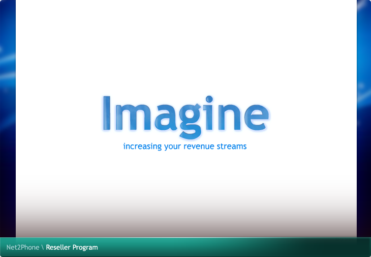 Net2Phone Reseller Program Flash Application