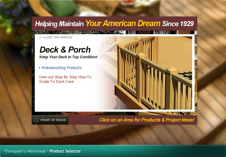 Thompson's WaterSeal Product Selector