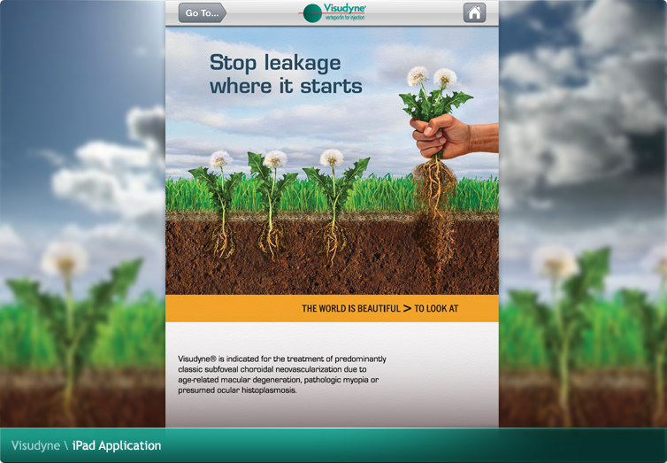 Visudyne iPad Application