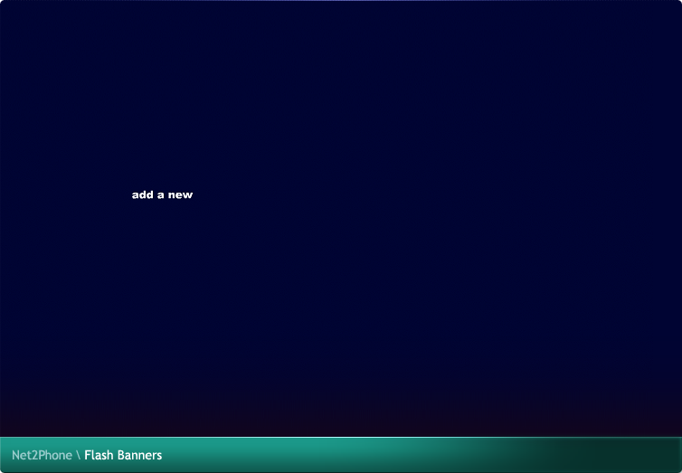 Net2Phone Flash Banners