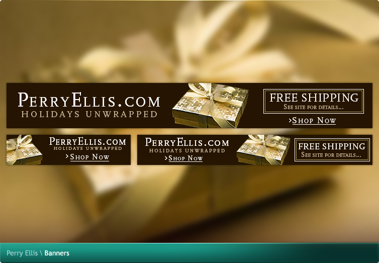 Perry Ellis Banners