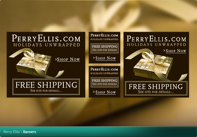 Perry Ellis Banners