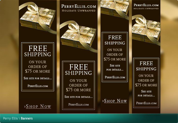 Perry Ellis Banners