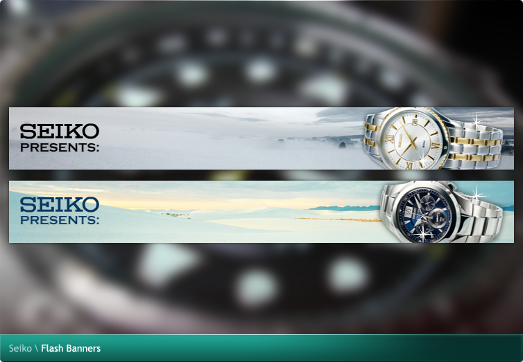Seiko Flash Banners