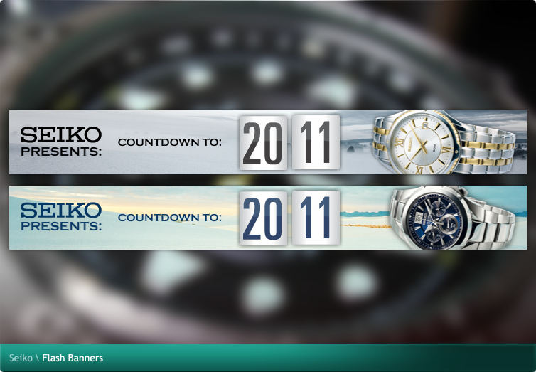 Seiko Flash Banners
