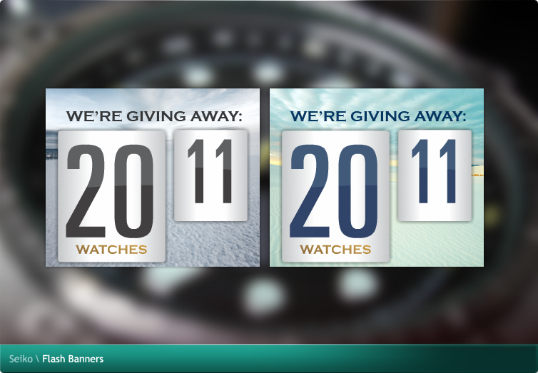 Seiko Flash Banners
