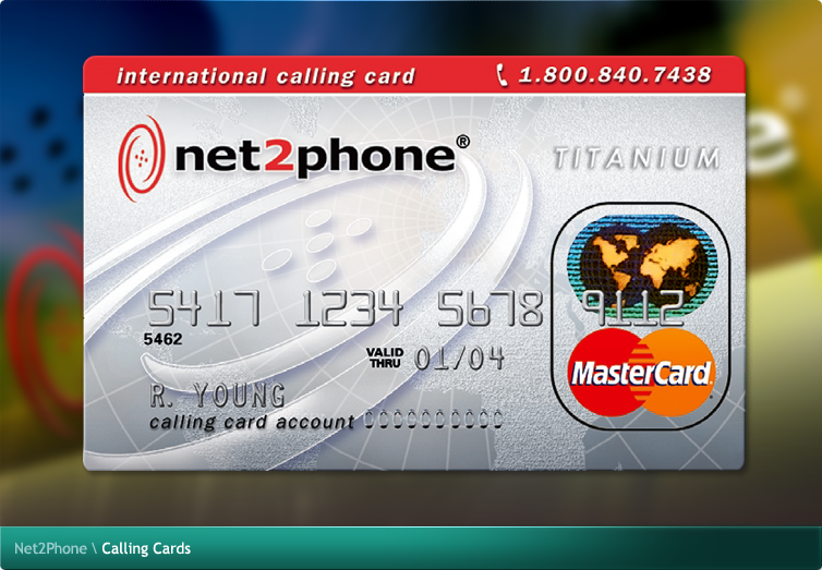 Net2Phone Calling Cards