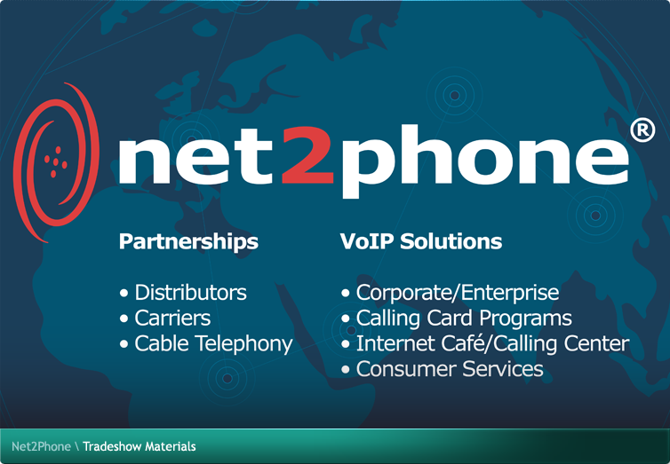 Net2Phone Tradeshow Materials