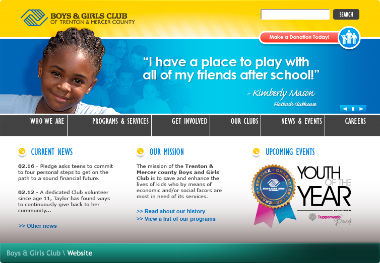 Boys & Girls Club Website