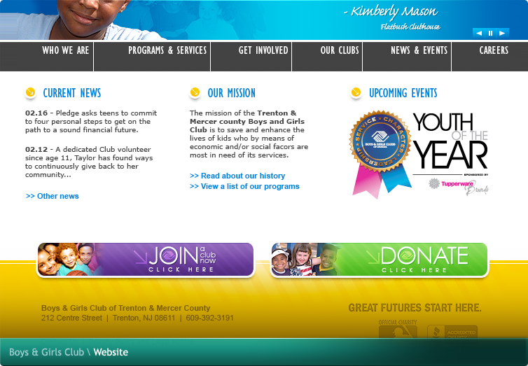 Boys & Girls Club Website