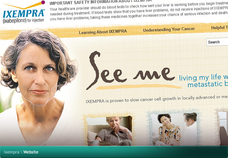 Ixempra Website
